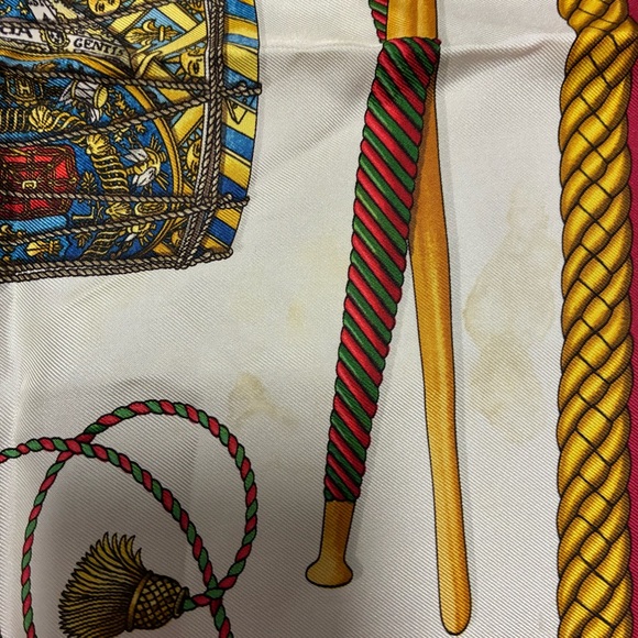 Hermes Les Tambours Silk Square Scarf - Picture 6 of 11